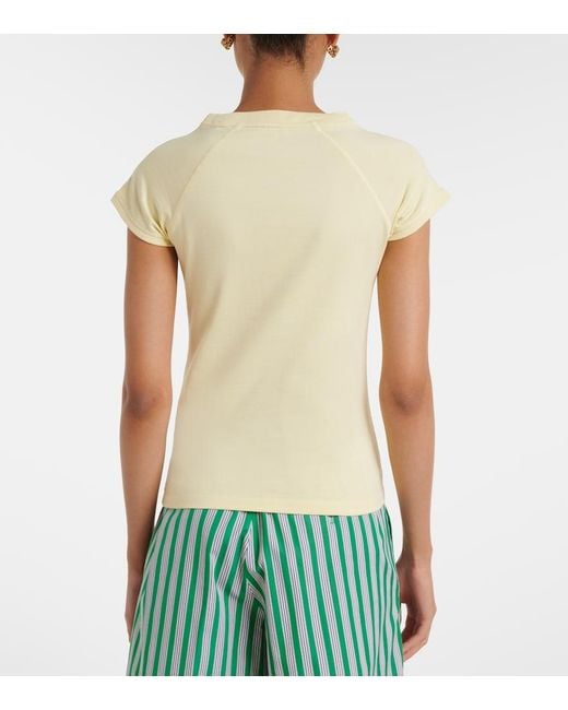 Loewe Natural Anagram Cotton-Blend T-Shirt