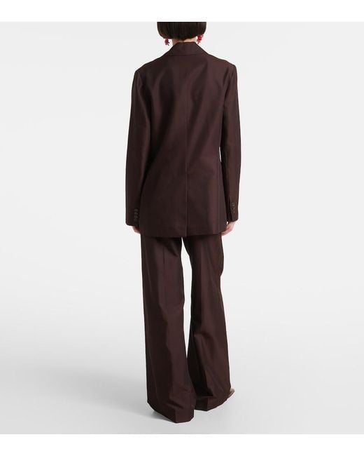 Joseph Brown Valery Silk And Cotton Blazer
