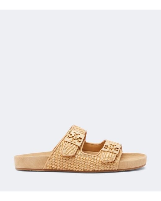Tory Burch Brown Slides Mellow