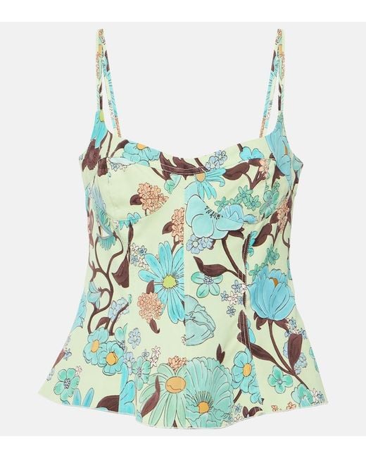 Stella McCartney Blue Printed Top