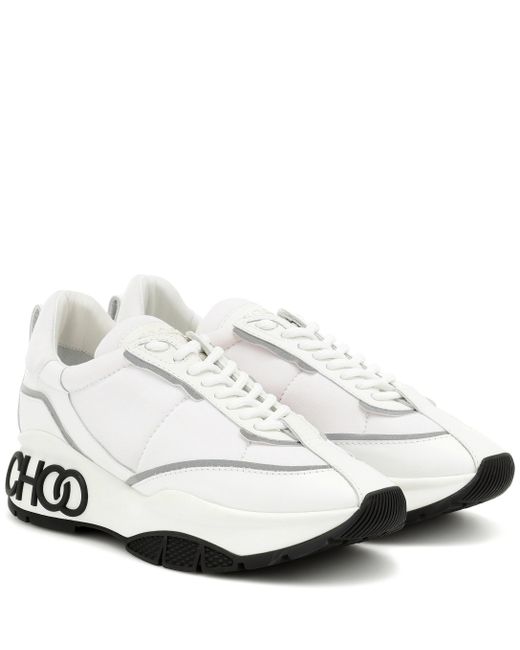 Jimmy Choo White 'raine' Sneakers