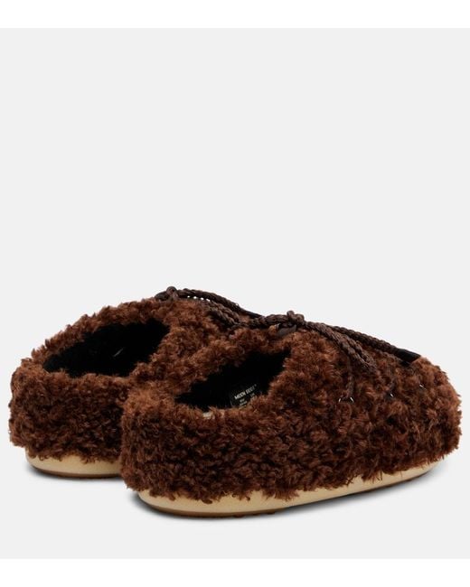 Moon Boot Brown Evx Mules