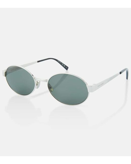 Saint Laurent Blue Sl 692 Oval Sunglasses