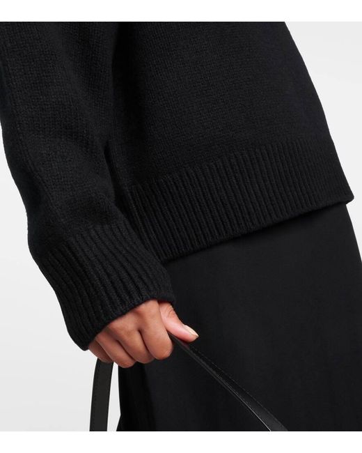 Pullover in lana e cashmere di Totême  in Black