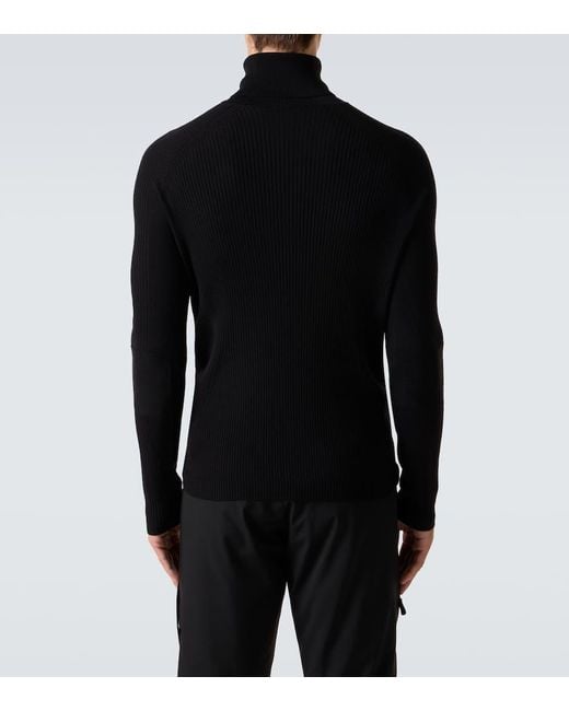 Moncler Skipullover Aus Einem Wollgemisch in Black für Herren