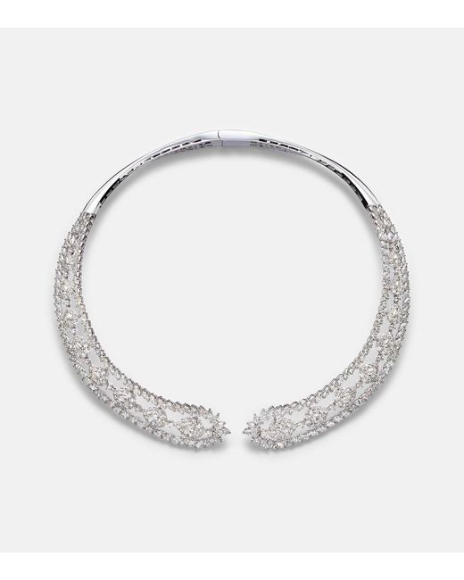 YEPREM Metallic Y-Couture 18Kt Choker With Diamonds