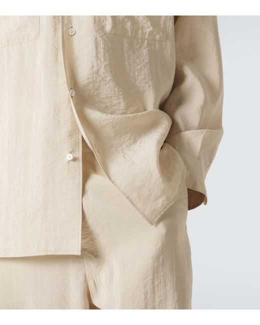 Lemaire Natural Silk-Blend Shirt for men