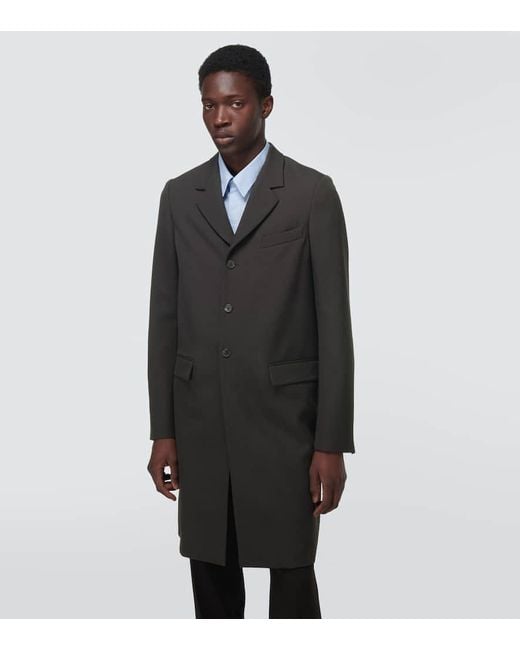 The Row Bernie Wool Coat in Black for Men