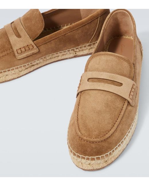 Alpargatas Lido De Ante Gianvito Rossi de hombre de color Brown