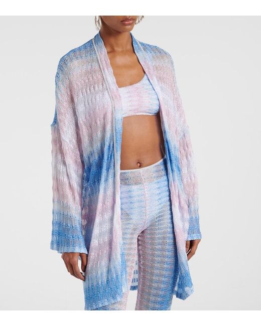 Missoni Blue Wave Beach Cover-Up