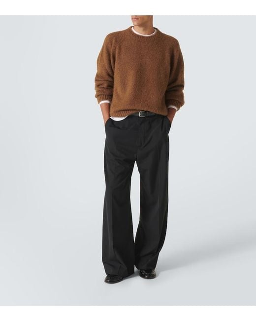 The Row Black Tassel-Embellished Loafers for men