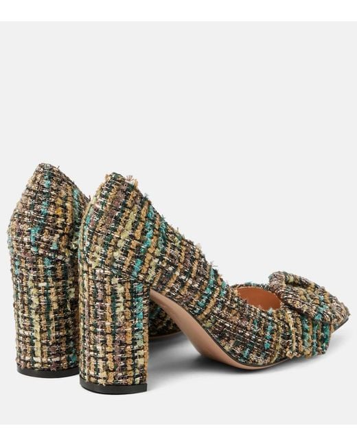 Gianvito Rossi Metallic 85 Boucle Pumps