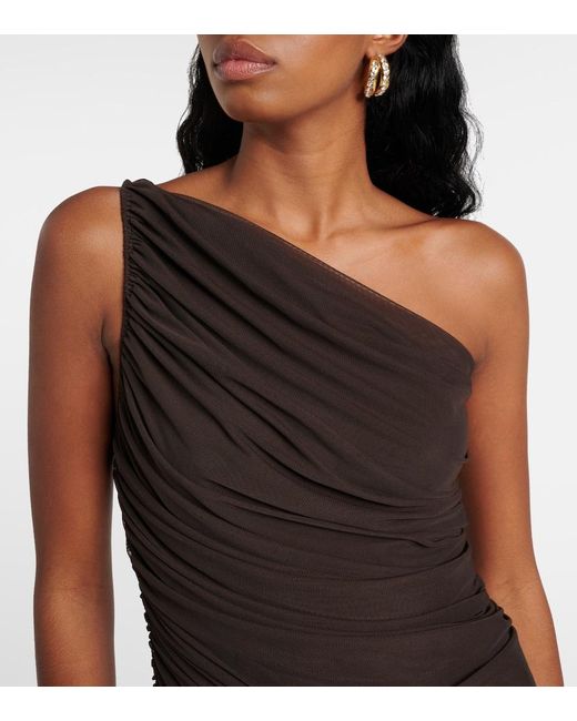 Abito Midi di Norma Kamali in Brown