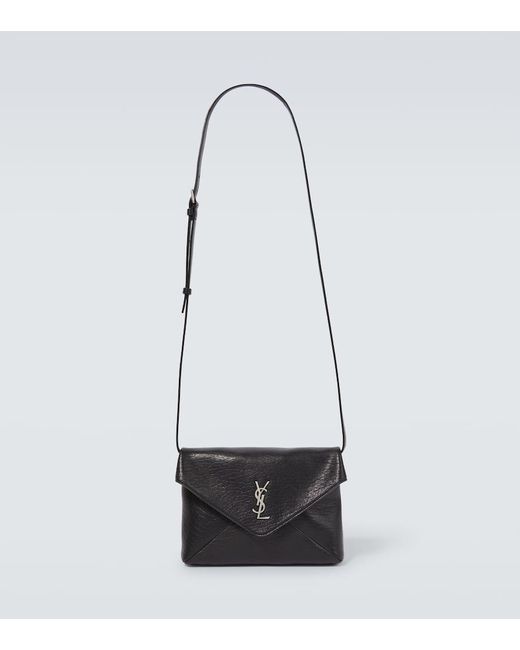 Saint Laurent Crossbody Bag Cassandre Envelope Aus Leder in White für Herren