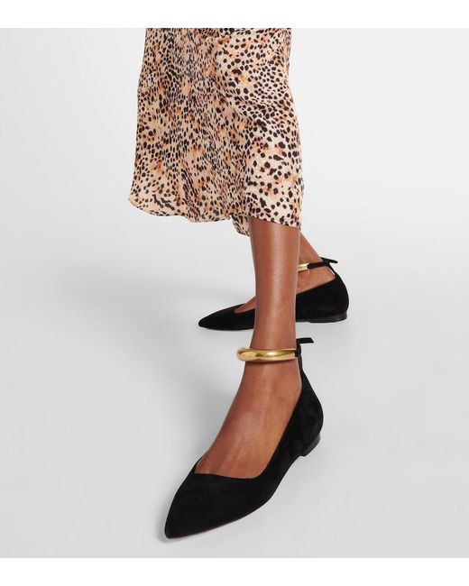 Isabel Marant Black Leanor Ballerina Flats