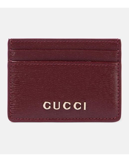 Donna Porta Carte Di Credito Script di Gucci
