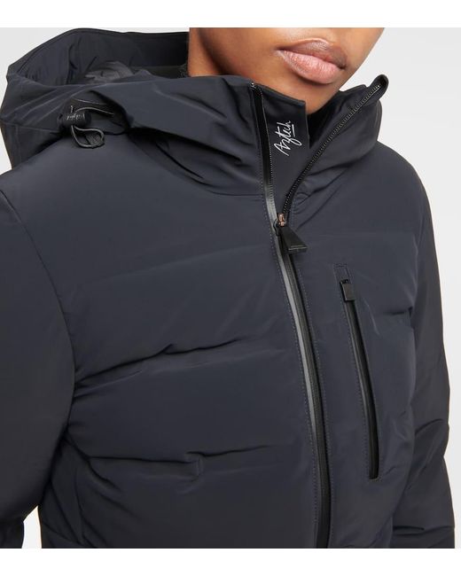 Aztech Mountain Blue Nuke Suit Down Ski Jacket