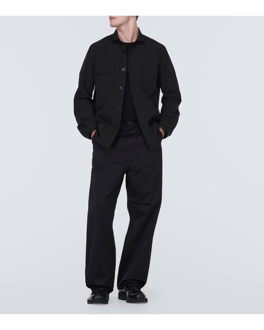 Junya Watanabe Black Paneled Technical Shirt for men