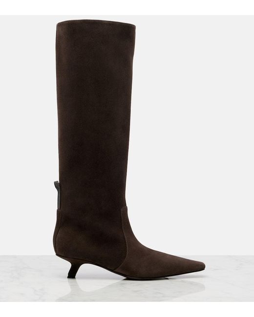 Bottes Monili En Daim Brunello Cucinelli en coloris Brown