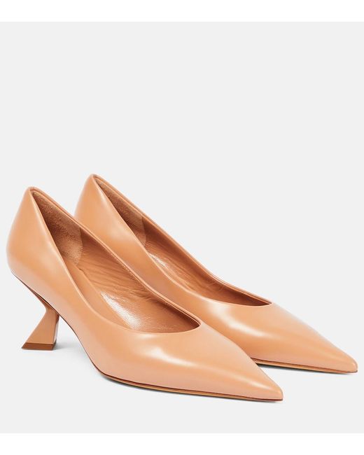 Nensi Dojaka Natural Leather Pumps