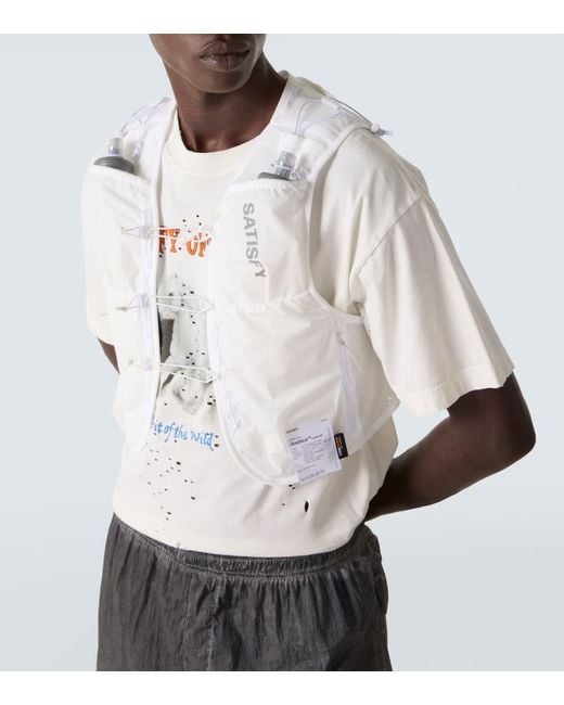 Satisfy White Justice Cordura Hydration 5L Running Vest for men