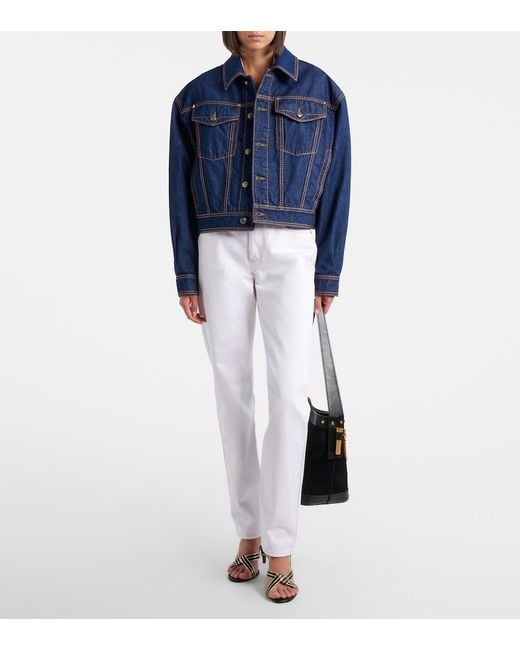 Versace Blue Medusa Denim Jacket