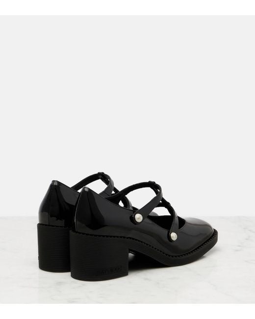 Jimmy Choo Black Pumps Adeline 60 Aus Lackleder