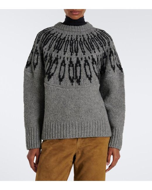 Altuzarra Gray Coleman Fair Isle Wool Sweater