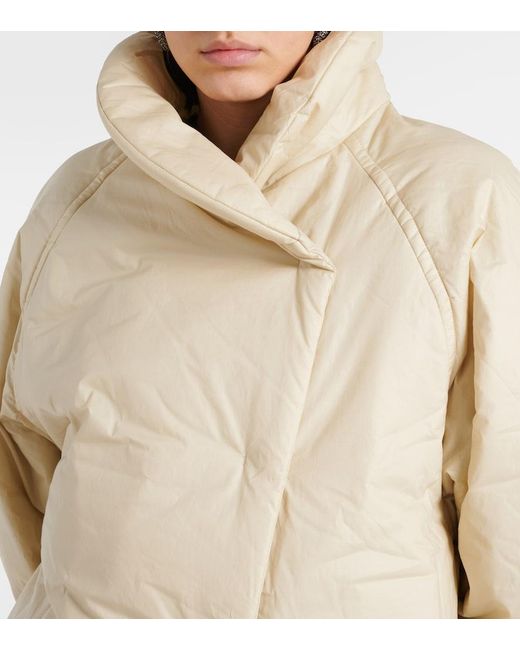 Isabel Marant Natural Dakota Cotton-Blend Coat