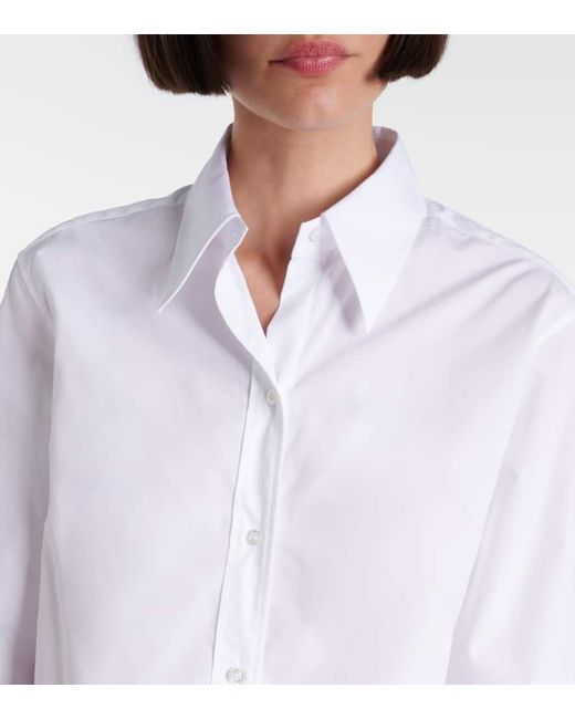 Thom Browne White Cotton Poplin Shirt