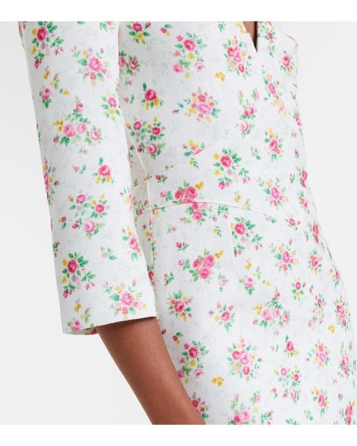 ShuShu/Tong Natural Floral Midi Dress