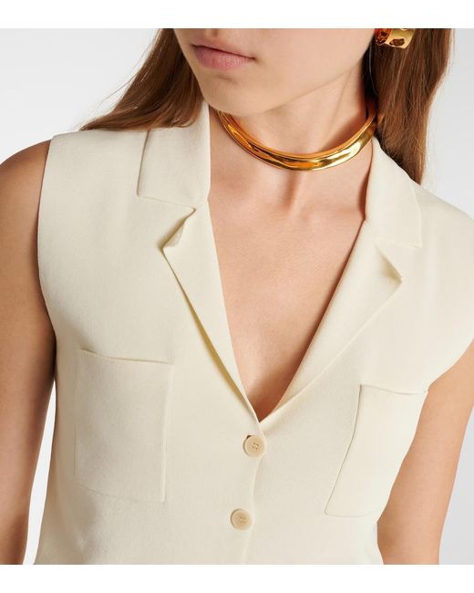 Joseph Natural Knitted Vest