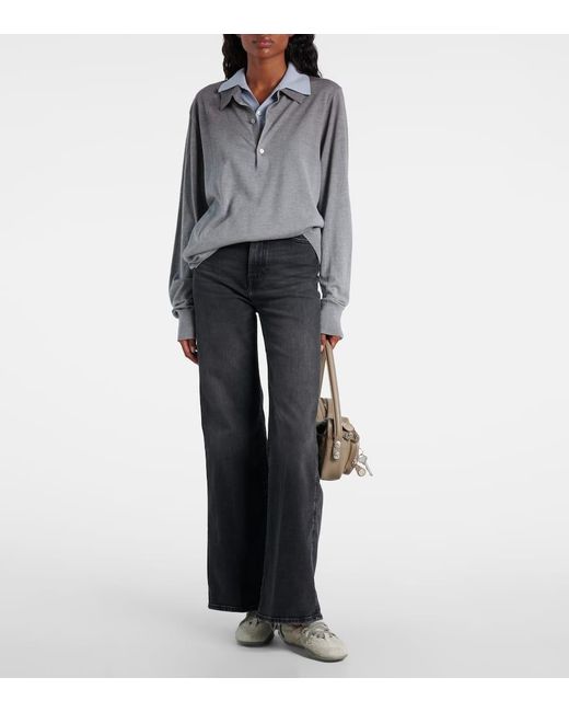 Jeans Anchos Jo 7 For All Mankind de color Blue