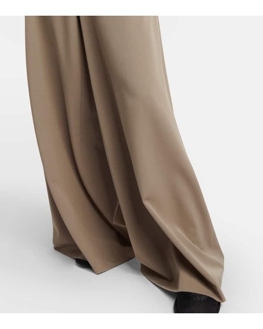 Pantalones Anchos Dela De Lana The Row de color Natural