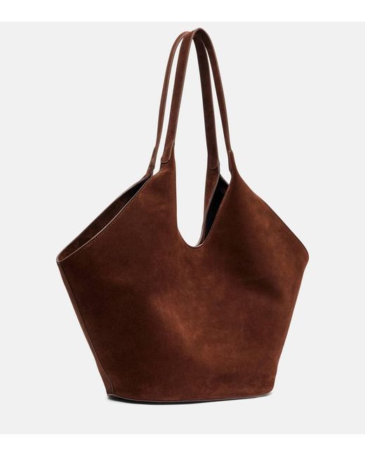 Aesther Ekme Brown Tote Bag Phantom Aus Veloursleder