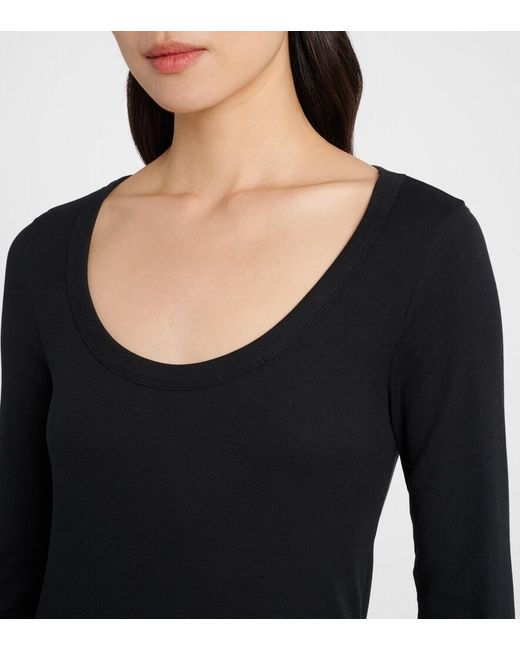 Totême Blue Cotton-Blend T-Shirt