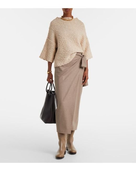Max Mara Natural Eccelso Alpaca And Wool-Blend Sweater