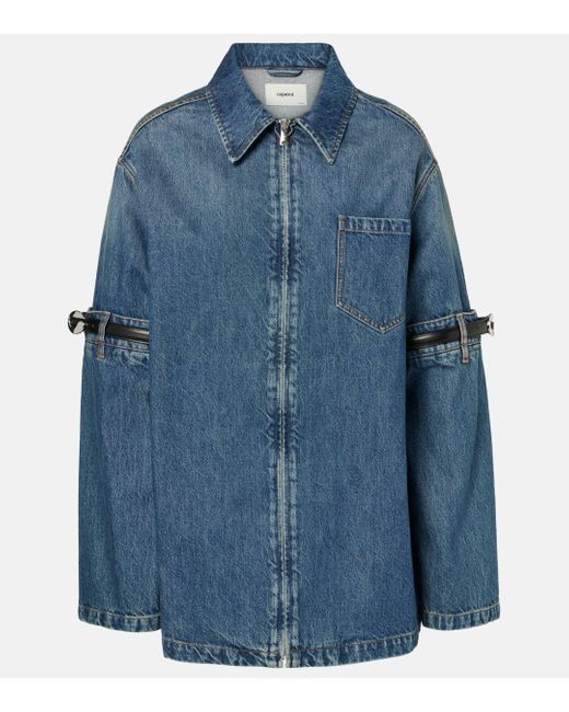 Coperni Blue Oversized Denim Shirt Jacket