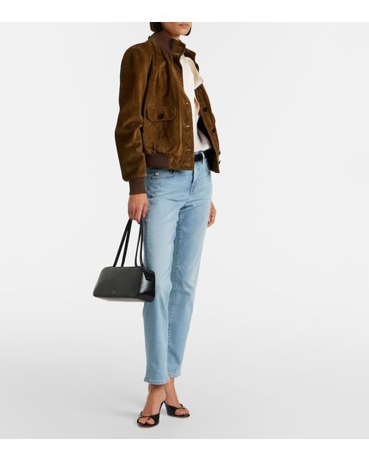 AG Jeans Blue Girlfriend Skinny Jeans