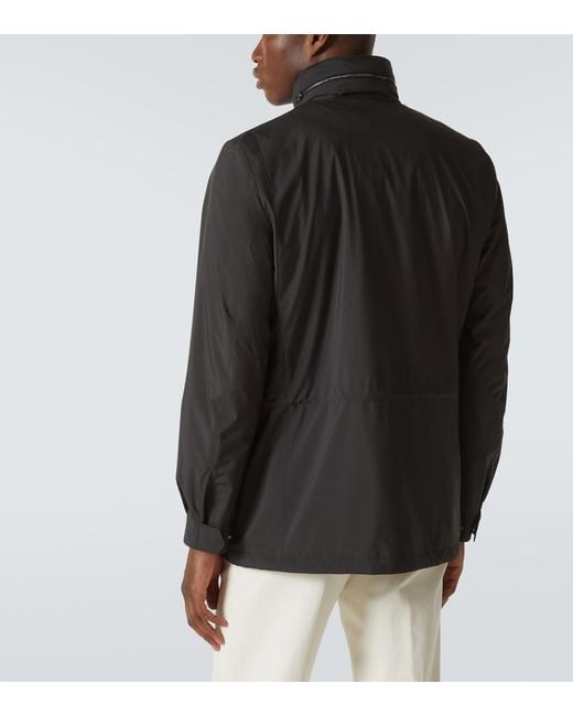 Loro Piana Black Field Jacket for men