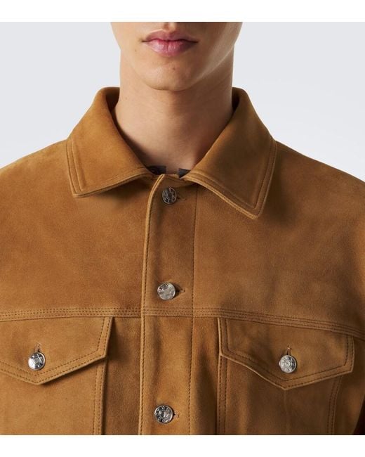 Arma Brown Karis Suede Jacket for men