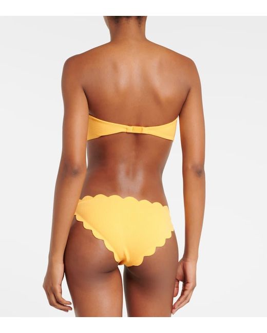 Marysia Swim Yellow Bikini-Oberteil Antibes