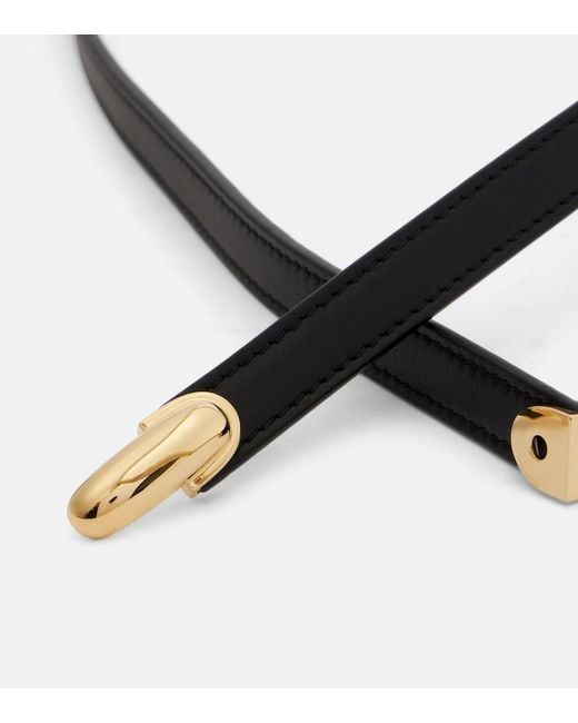 SAVETTE Black Symmetry Leather Belt