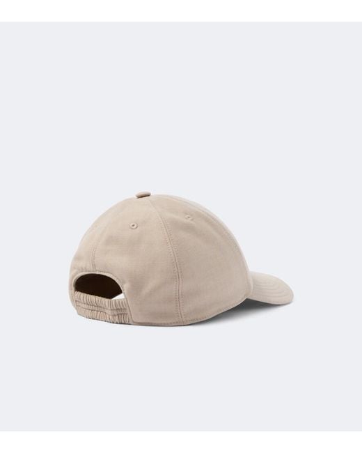 Agnona Natural Wool Baseball Cap for men