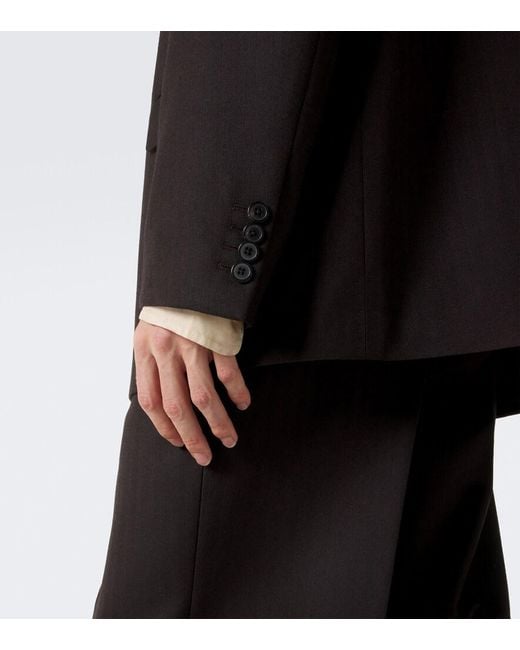 Dries Van Noten Black Wool Suit for men