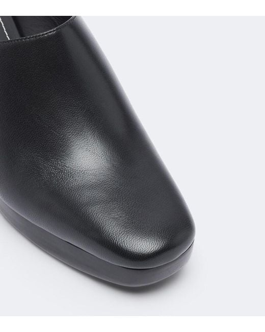 Staud Black Monica Leather Mules
