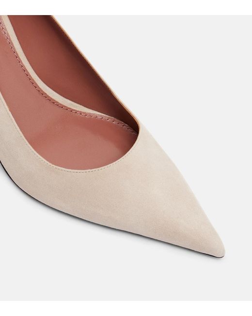 Paris Texas Brown Jessica 75 Suede Pumps