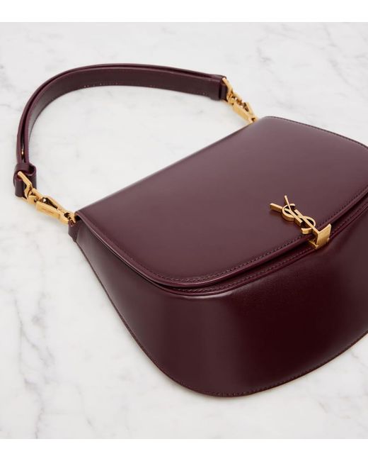 Borsa A Spalla Voltaire Medium di Saint Laurent in Purple