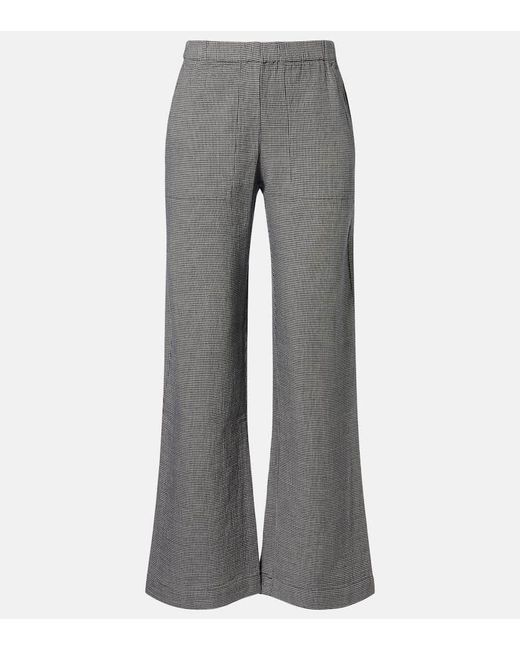 Velvet Gray Weite Hose Braylen Aus Baumwolle
