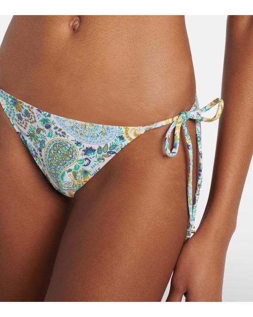 Etro Green Paisley Bikini